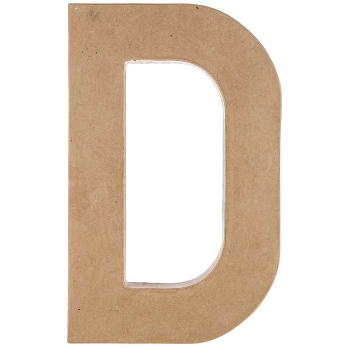 Paper Mache Letter D 16" Hobby Lobby 1058643